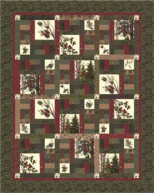 Moda WINTERS SONG Quilt Kit Fabric Pattern Holly Taylor KIT6590