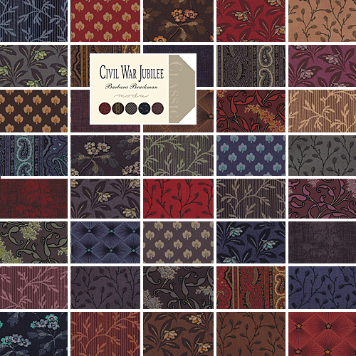 Moda CIVIL WAR JUBILEE Jelly Roll 2.5" Precut Fabric Quilting Strips